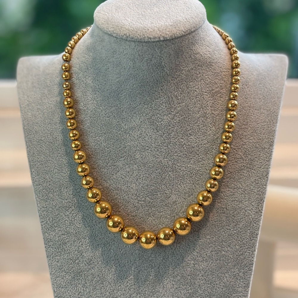 Napier Gold Beaded Necklace